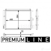 Радиатор кондиционера MAHLE ORIGINAL AC 49 000P 1437582261 72D7 K - Изображение 2