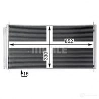 Радиатор кондиционера MAHLE ORIGINAL DDC2 1L 1437582161 AC 799 000P - Изображение 5