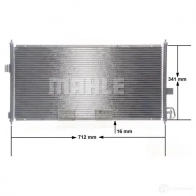 Радиатор кондиционера MAHLE ORIGINAL 1437579894 AC 674 000S DUY GNKN - Изображение 8
