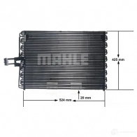 Радиатор кондиционера MAHLE ORIGINAL AC 153 000S RJUT K 1437588167 - Изображение 7