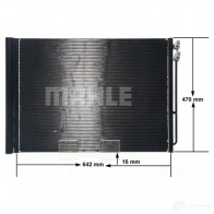 Радиатор кондиционера MAHLE ORIGINAL 1437580091 AC 567 000S 18 MS8 - Изображение 8