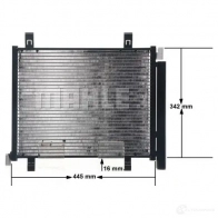 Радиатор кондиционера MAHLE ORIGINAL AC 747 000S 1 JIF3 1437580093 - Изображение 8