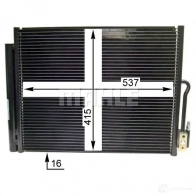 Радиатор кондиционера MAHLE ORIGINAL 1437580085 AC 596 000S G 7SSGZ - Изображение 4