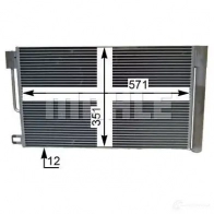 Радиатор кондиционера MAHLE ORIGINAL 4YA 3Z 1437579391 AC 367 000P - Изображение 4