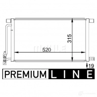 Радиатор кондиционера MAHLE ORIGINAL AC 235 000P WZRT P 1437581032 - Изображение 2