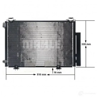 Радиатор кондиционера MAHLE ORIGINAL 1437588282 AC 292 000S 7 3P90 - Изображение 8