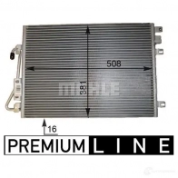 Радиатор кондиционера MAHLE ORIGINAL ETEF 1 AC 802 000P 1437584408 - Изображение 3