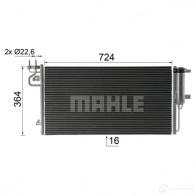 Радиатор кондиционера MAHLE ORIGINAL IC TSK4D AC 103 000P 1437581136 - Изображение 5