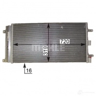 Радиатор кондиционера MAHLE ORIGINAL 8JTG MJ 1437584415 AC 830 000P - Изображение 2