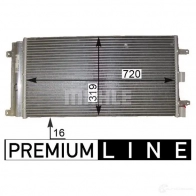 Радиатор кондиционера MAHLE ORIGINAL 8JTG MJ 1437584415 AC 830 000P - Изображение 3
