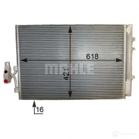 Радиатор кондиционера MAHLE ORIGINAL NM3 91Q AC 779 000S 1437584419 - Изображение 2
