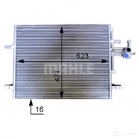 Радиатор кондиционера MAHLE ORIGINAL AC 775 000S WEP 5B8 1437581009 - Изображение 2