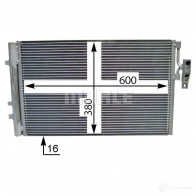 Радиатор кондиционера MAHLE ORIGINAL AC 778 000S 1437582158 HZ8W8 VR - Изображение 4