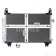 Радиатор кондиционера MAHLE ORIGINAL XDI 1503 AC 806 000P 1437584344 - Изображение 5