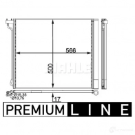 Радиатор кондиционера MAHLE ORIGINAL 1437584353 P2Y7A D AC 269 000P - Изображение 2