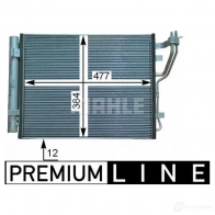 Радиатор кондиционера MAHLE ORIGINAL Y SRL6 AC 709 000P 1437580555 - Изображение 2