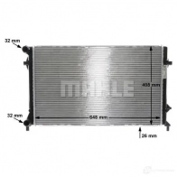 Радиатор кондиционера MAHLE ORIGINAL NA PQ4L AC 138 000S 1437581970