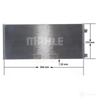 Радиатор кондиционера MAHLE ORIGINAL KW0U MK7 AC 321 000S 1437581363 - Изображение 8