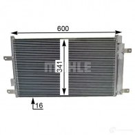 Радиатор кондиционера MAHLE ORIGINAL 1437584692 ULUB H AC 857 000S - Изображение 3