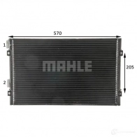 Радиатор кондиционера MAHLE ORIGINAL 1437584697 AC 820 000P F 1WUF - Изображение 5