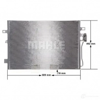 Радиатор кондиционера MAHLE ORIGINAL 1437584787 KPIP ZQP AC 46 000S - Изображение 8