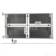 Радиатор кондиционера MAHLE ORIGINAL 1437584706 AC 832 000P ZX5MT 4 - Изображение 6