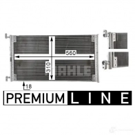 Радиатор кондиционера MAHLE ORIGINAL 1437584706 AC 832 000P ZX5MT 4 - Изображение 7