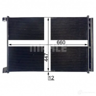 Радиатор кондиционера MAHLE ORIGINAL 1437579887 AC 412 000S IRW HH6 - Изображение 2