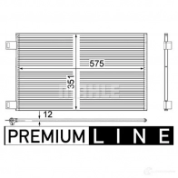 Радиатор кондиционера MAHLE ORIGINAL AC 569 000P 1437585076 48O BQ0U - Изображение 4