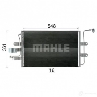 Радиатор кондиционера MAHLE ORIGINAL AC 228 000P 4XA0 O4N 1437581109 - Изображение 5