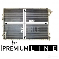 Радиатор кондиционера MAHLE ORIGINAL AC 421 000P SY7DL 9 1437588036 - Изображение 2