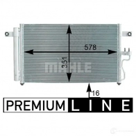 Радиатор кондиционера MAHLE ORIGINAL 1437587650 AC 397 000P 1JL ZTS8 - Изображение 2