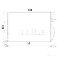 Радиатор кондиционера MAHLE ORIGINAL OX75N 5 1437584616 AC 958 000S - Изображение 2