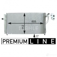 Радиатор кондиционера MAHLE ORIGINAL CBL KI3 AC 438 000P 1437587663 - Изображение 2