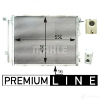 Радиатор кондиционера MAHLE ORIGINAL 9 7A8NLB AC 429 000P 1437587687 - Изображение 2
