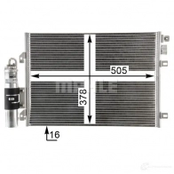 Радиатор кондиционера MAHLE ORIGINAL 1437584786 AC 860 000P S 36L6 - Изображение 9