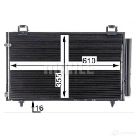 Радиатор кондиционера MAHLE ORIGINAL AC 797 000P 1437584766 6D MLC - Изображение 8