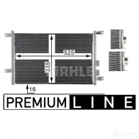 Радиатор кондиционера MAHLE ORIGINAL E67ANS K 1437581242 AC 804 000P - Изображение 7