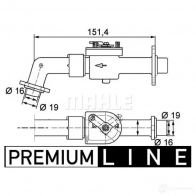 Кран печки MAHLE ORIGINAL 1437628878 LQ EAXD CV 6 000P - Изображение 2