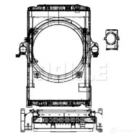 Радиатор кондиционера в сборе MAHLE ORIGINAL H9O IHK 1437627965 cm2000p