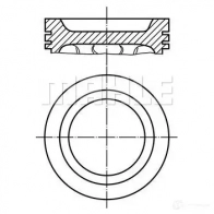 Гильза цилиндра MAHLE ORIGINAL 039 WN 04 2349071 1CYPOX 039 WN 04 00