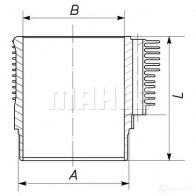 Гильза цилиндра MAHLE ORIGINAL 64 02728 0 503 WR 26 503 WR 26 00 2354896
