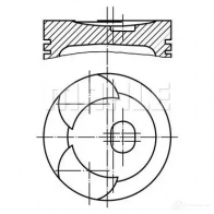 Гильза цилиндра MAHLE ORIGINAL 640 WV 12 640wv1200 AJJQX 1194155887