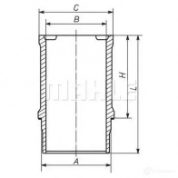 Гильза цилиндра MAHLE ORIGINAL 1423553022 063wn10 1U2SF 5S