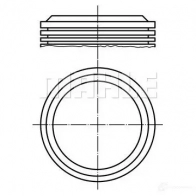 Гильза цилиндра MAHLE ORIGINAL 64 02968 0 607 WV 02 2355146 607wv0200