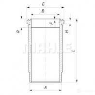 Гильза цилиндра MAHLE ORIGINAL 037 WN 27 037 WN 27 00 2348294 9OUAEJ6