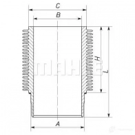 Гильза цилиндра MAHLE ORIGINAL 099wr28 95SQ 9E 1423553178