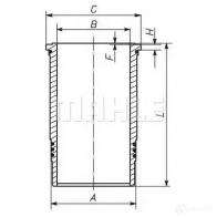 Гильза цилиндра MAHLE ORIGINAL 177wn06 A O8PX04 1423553339
