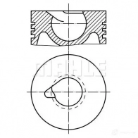 Гильза цилиндра MAHLE ORIGINAL 014wv0400 RCT7AX4 014 WV 04 2345878