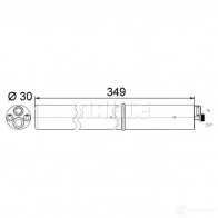 Осушитель кондиционера MAHLE ORIGINAL TJIXE 61 1437632297 AD 243 000S - Изображение 6